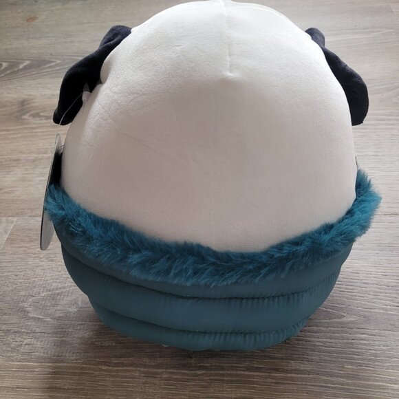 Snoopy Peanuts 8 inch Squishmallow Holiday Christmas Puffer coat NWT - Picture 3 of 4